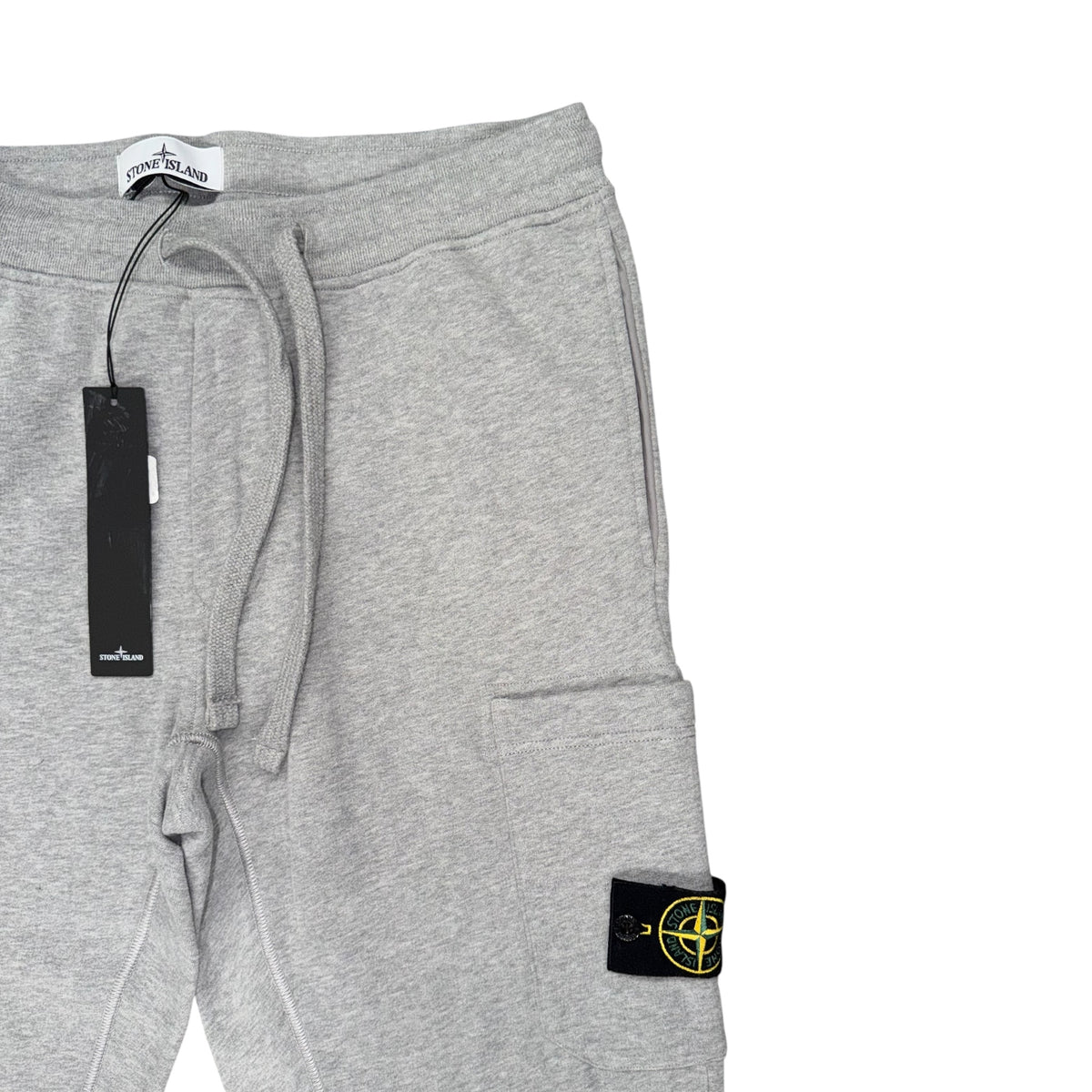 STONE ISLAND COTTON FLEECE TRACKSUIT GREY
