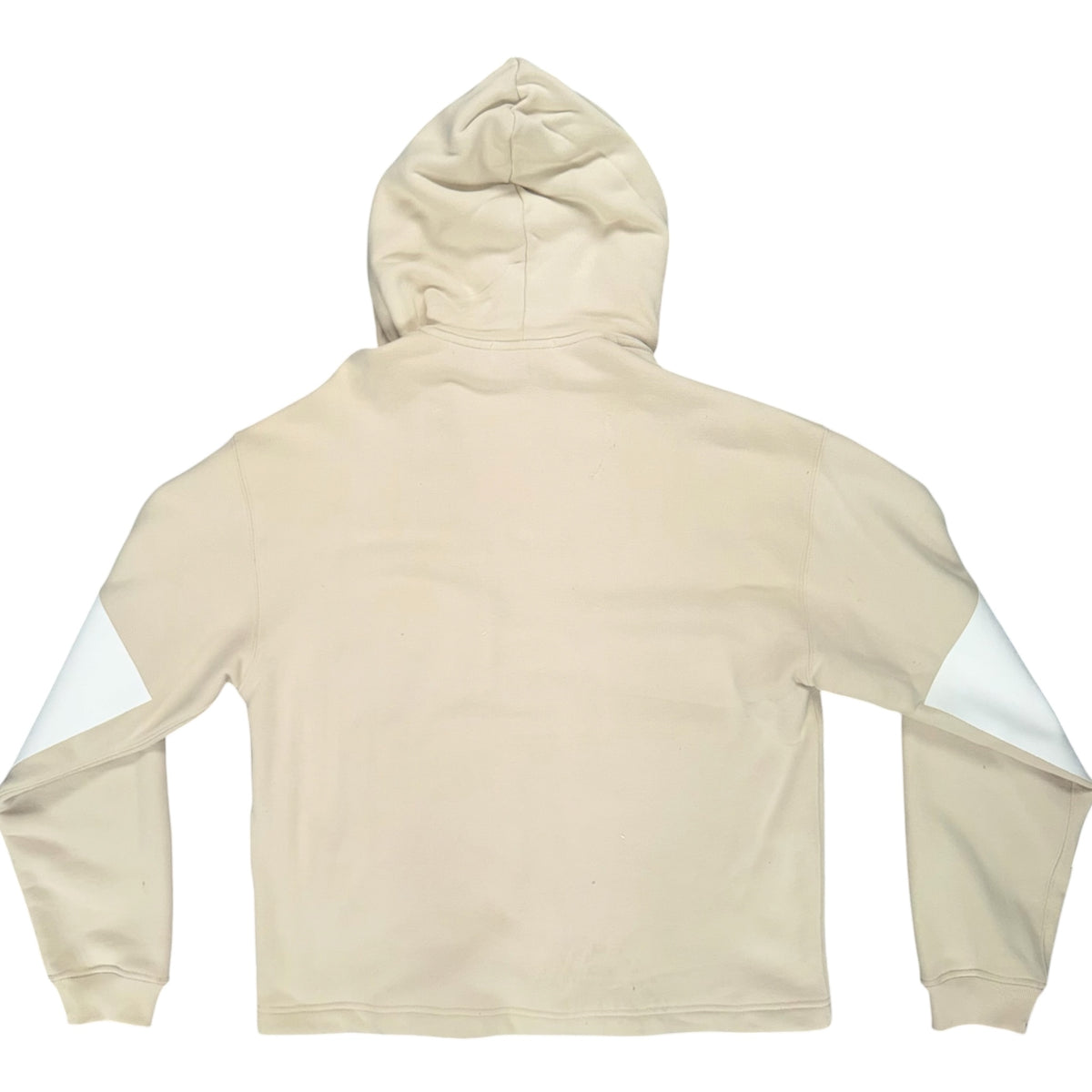 STONE ISLAND MARINA COTTON FLEECE FULL ZIP HOODIE BEIGE