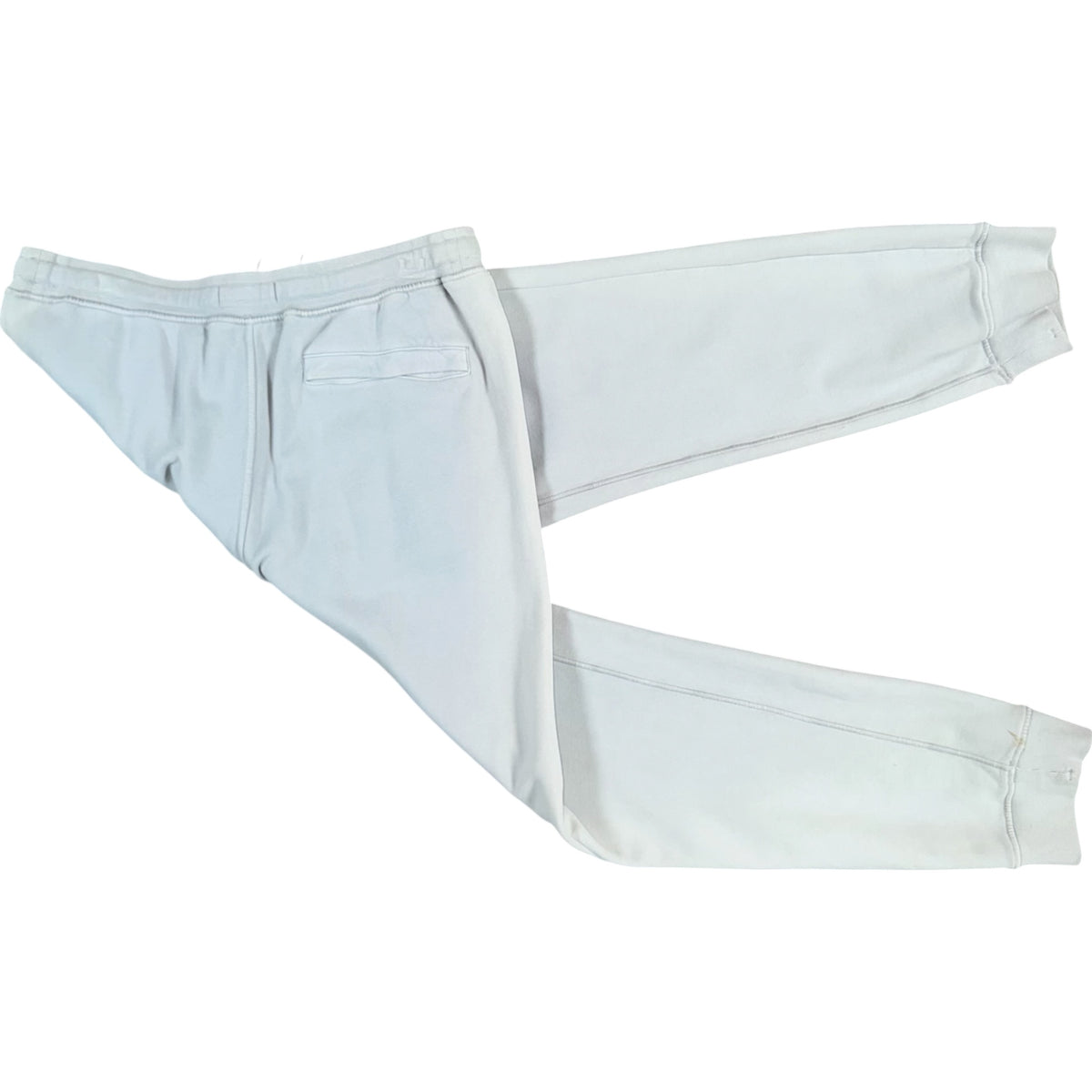 STONE ISLAND COTTON FLEECE CARGO JOGGERS LIGHT GREY