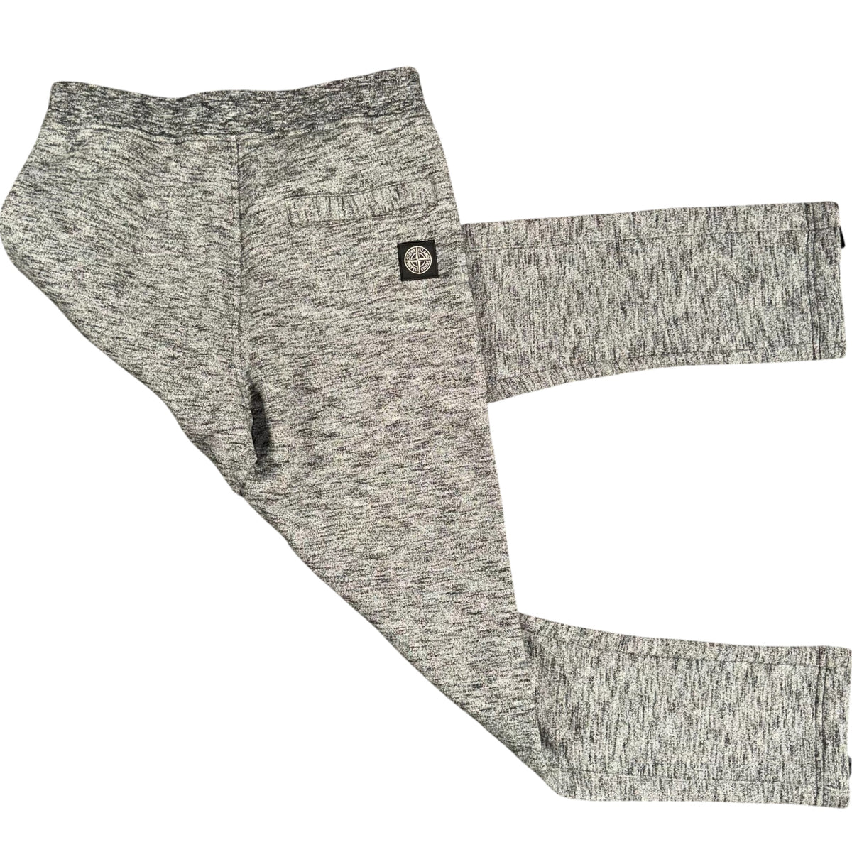 STONE ISLAND COTTON FLEECE JOGGERS GREY