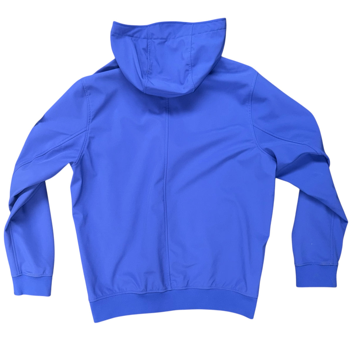 STONE ISLAND SOFT SHELL-R TECH HOODED JACKET BLUE