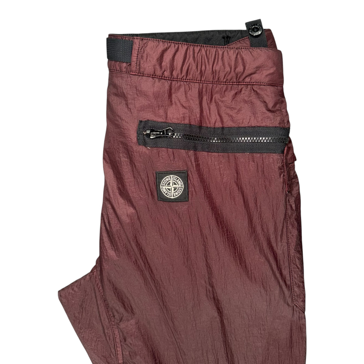 STONE ISLAND NYLON METAL BOTTOMS BURGANDY