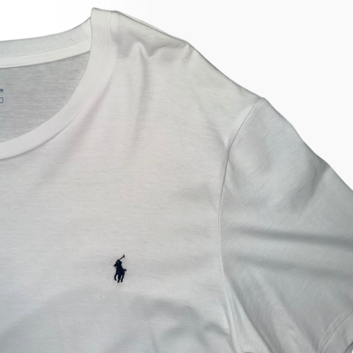 POLO RALPH LAUREN COTTON CREWNECK TEE WHITE