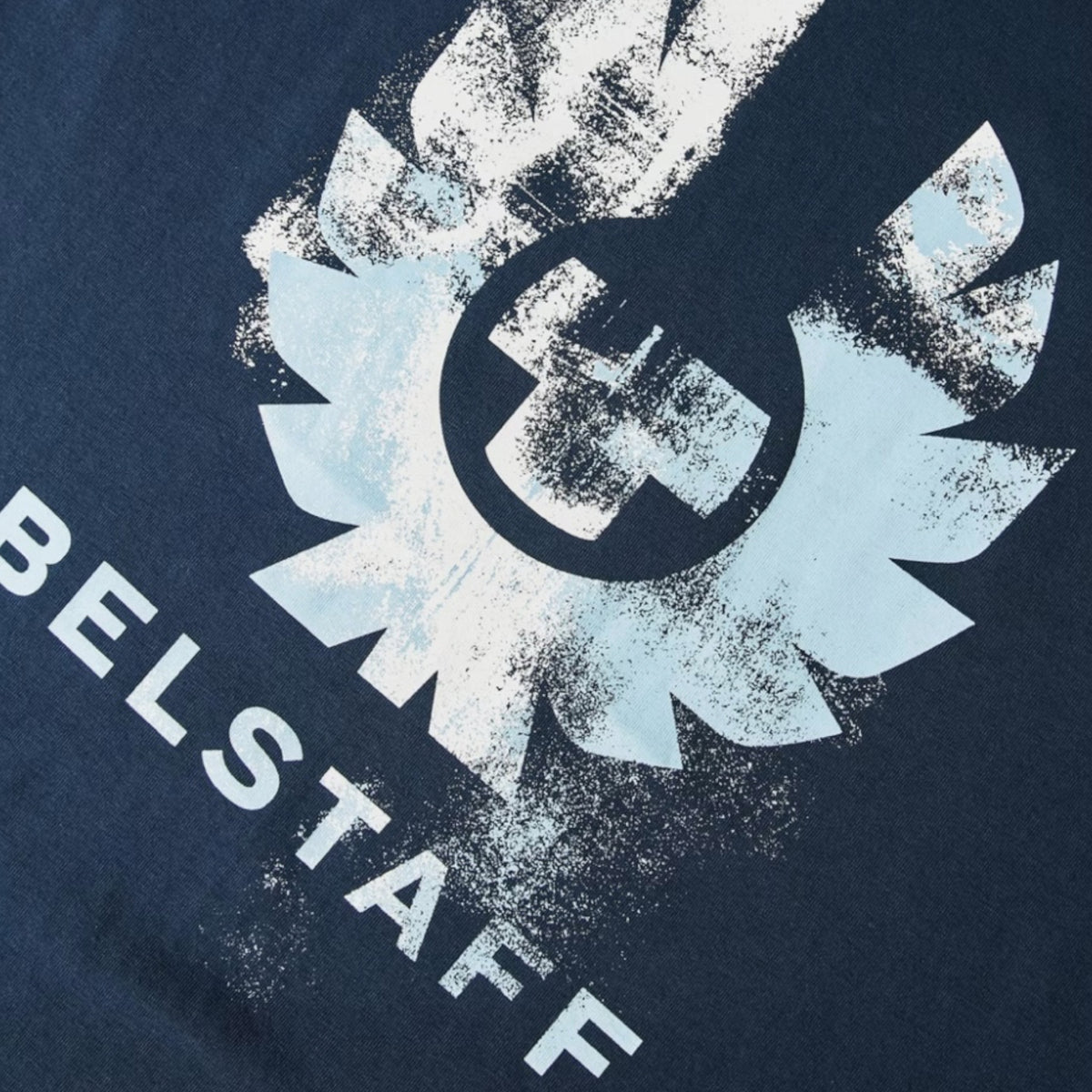 BELSTAFF PHOENIX STAMP LOGO T-SHIRT NAVY BLUE