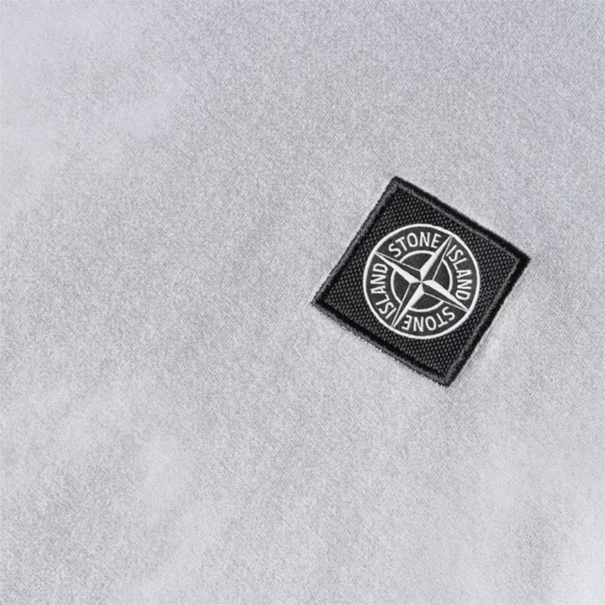 STONE ISLAND PATCH LOGO T-SHIRT ASH GREY