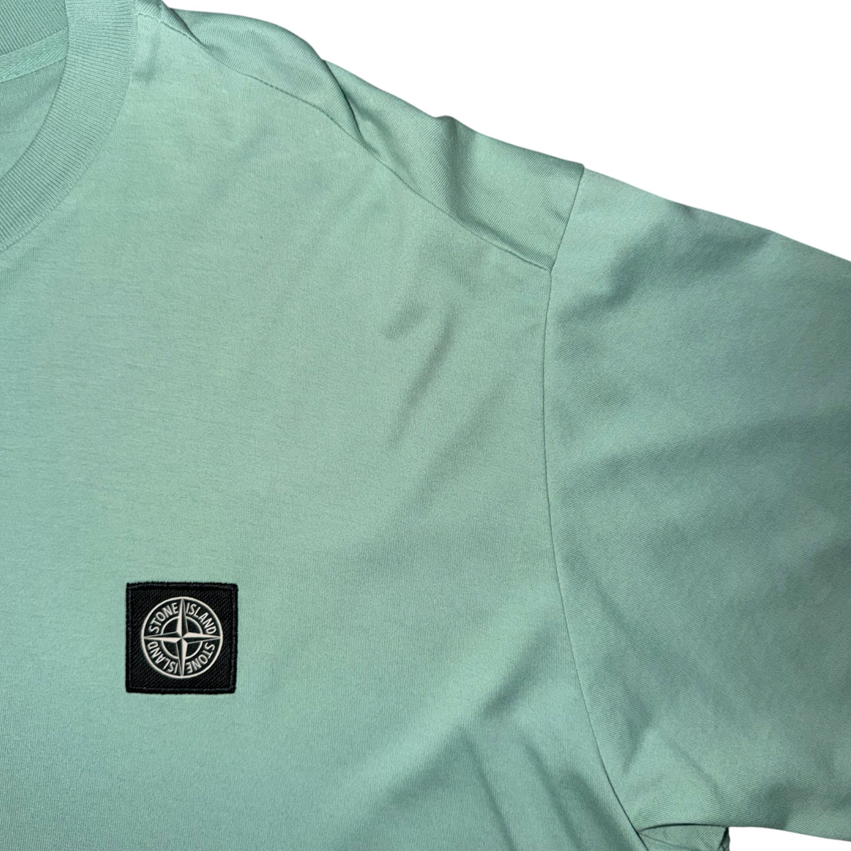 STONE ISLAND LOGO PATCH TEE MINT GREEN