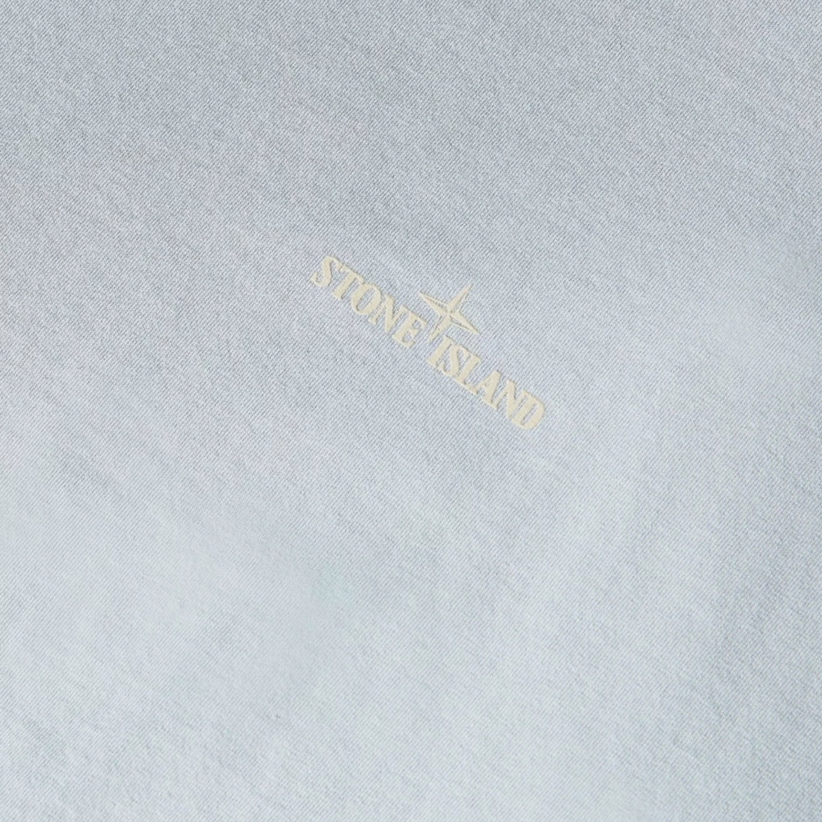 STONE ISLAND SMUDGE COMPASS BACK LOGO T-SHIRT ASH GREY
