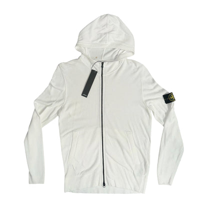 STONE ISLAND FULL ZIP REVERSE WEAVE HOODIE