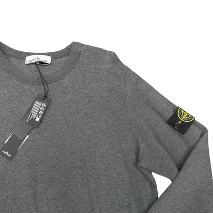 STONE ISLAND CREWNECK SWEATSHIRT DARK GREY