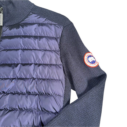 CANADA GOOSE HYBRIDGE KNIT JACKET NAVY