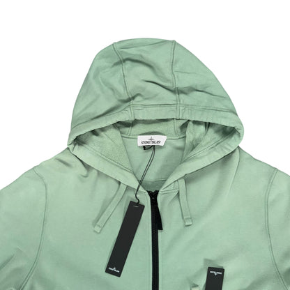 STONE ISLAND COTTON FLEECE TRACKSUIT MINT GREEN