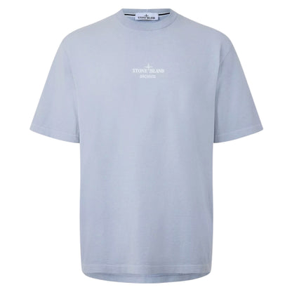 STONE ISLAND ARCHIVO BACK LOGO T-SHIRT ASH GREY