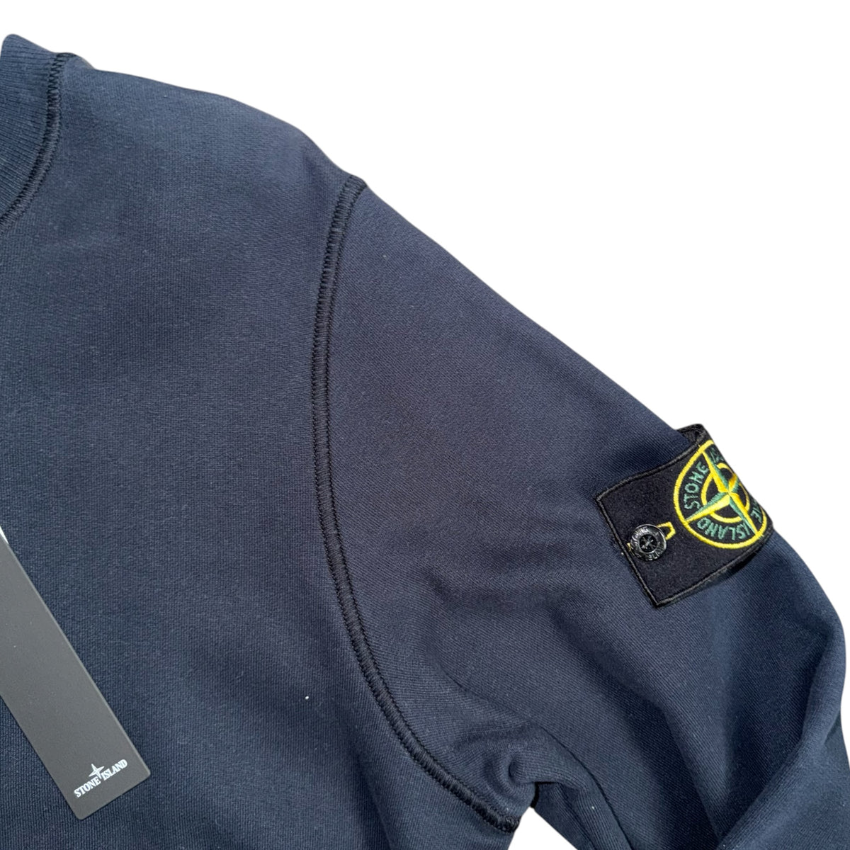 STONE ISLAND CREWNECK SWEATSHIRT NAVY
