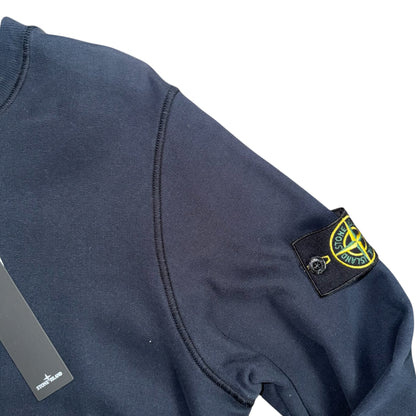 STONE ISLAND CREWNECK SWEATSHIRT NAVY