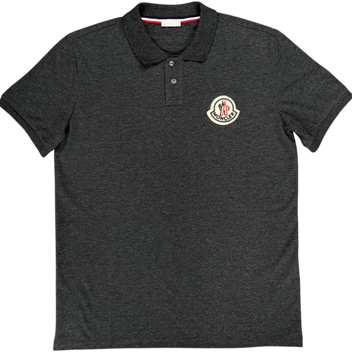 MONCLER MAGLIA POLO SHIRTS GREY