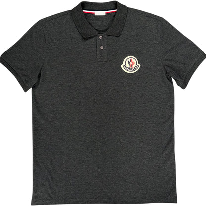 MONCLER MAGLIA POLO SHIRTS GREY