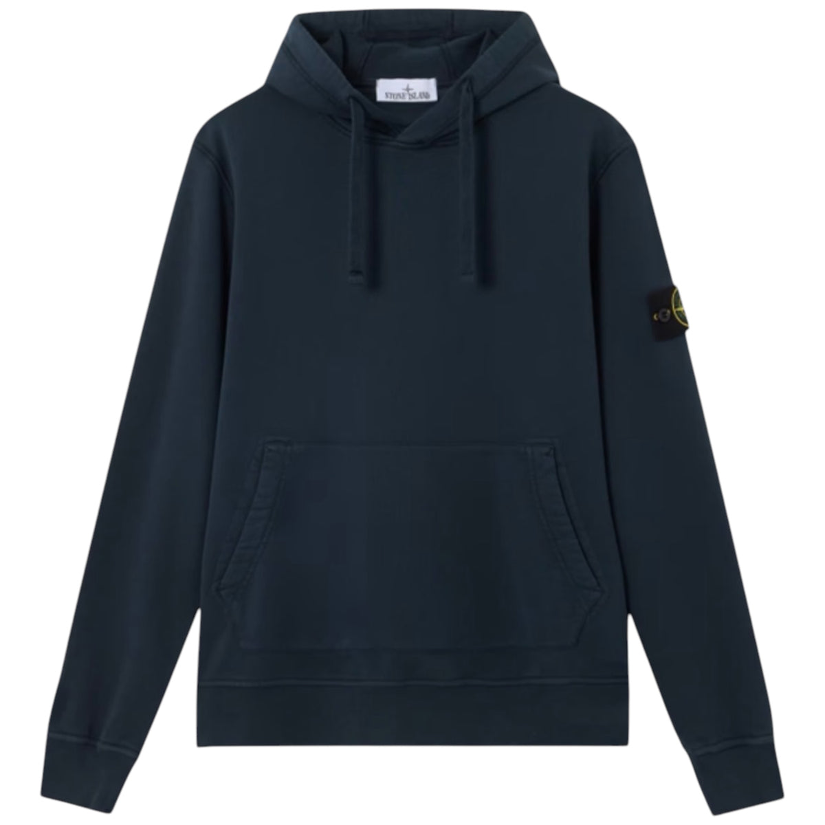 STONE ISLAND GARMENT DYED HOODIE NAVY