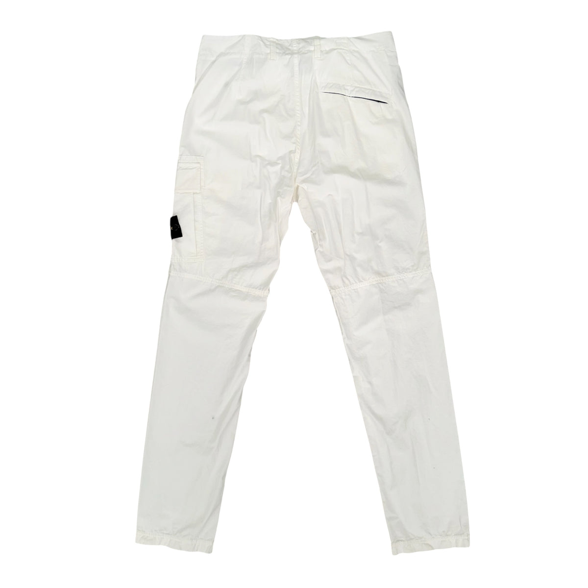 STONE ISLAND CARGO BOTTOMS WHITE