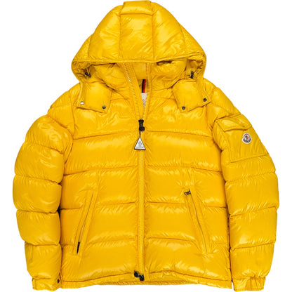 MONCLER MAYA PUFFER JACKET YELLOW