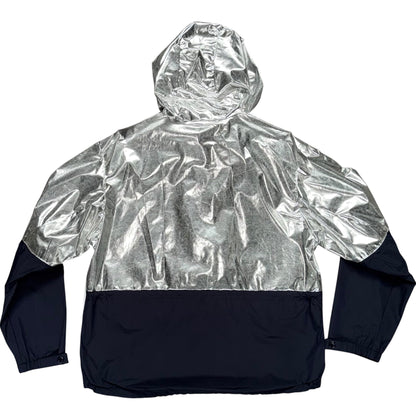 MONCLER QUINIC GIUBOTTO RAINCOAT SILVER/NAVY