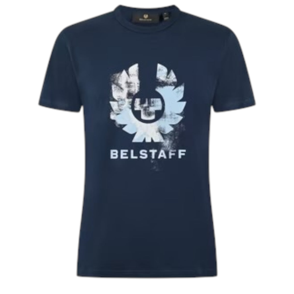 BELSTAFF PHOENIX STAMP LOGO T-SHIRT NAVY BLUE