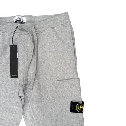 STONE ISLAND COTTON FLEECE TRACKSUIT GREY