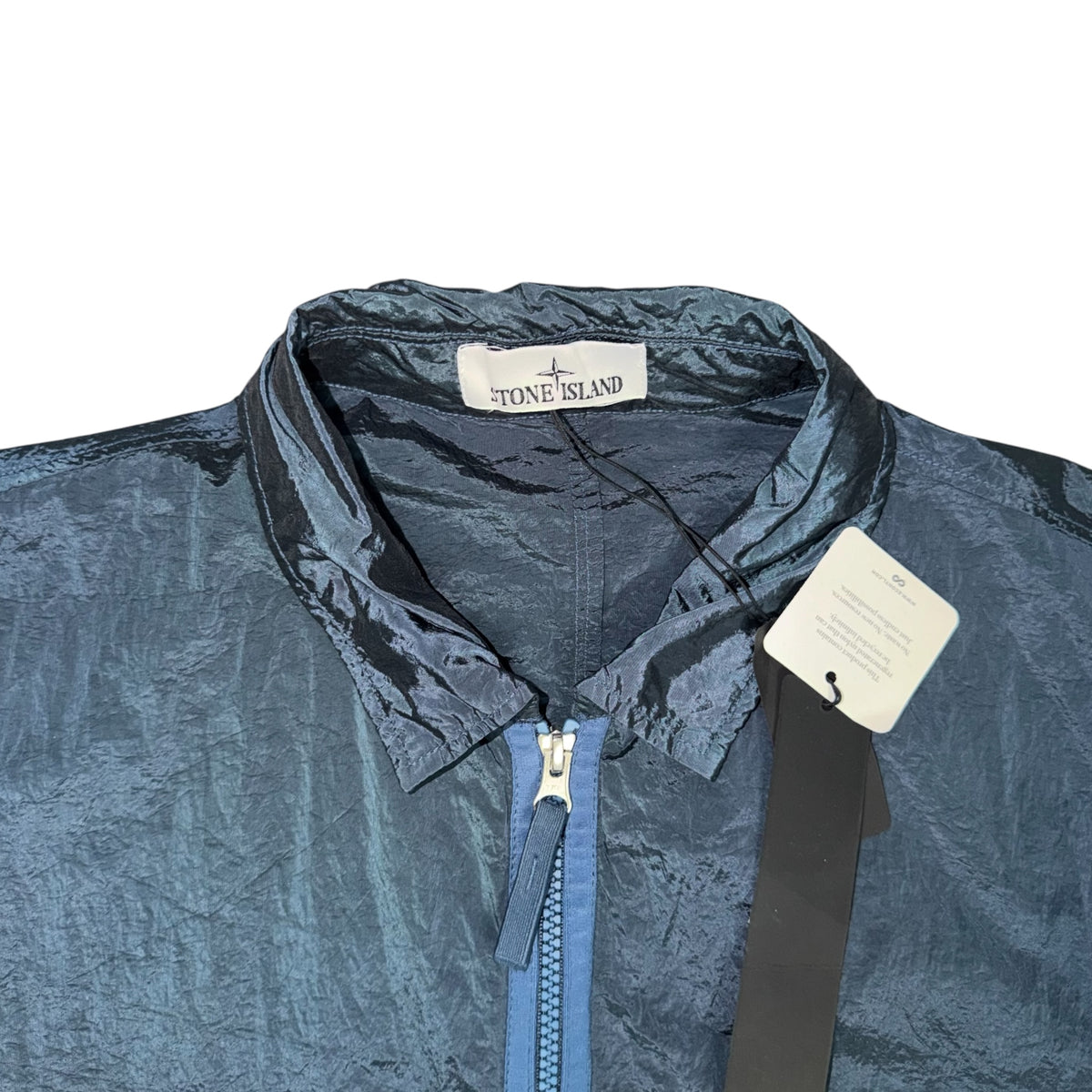 STONE ISLAND NYLON METAL OVERSHIRT BLUE