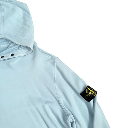 STONE ISLAND CLASSIC HOODIE LIGHT BLUE