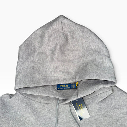 POLO RALPH LAUREN DOUBLE KNIT HOODIE GREY