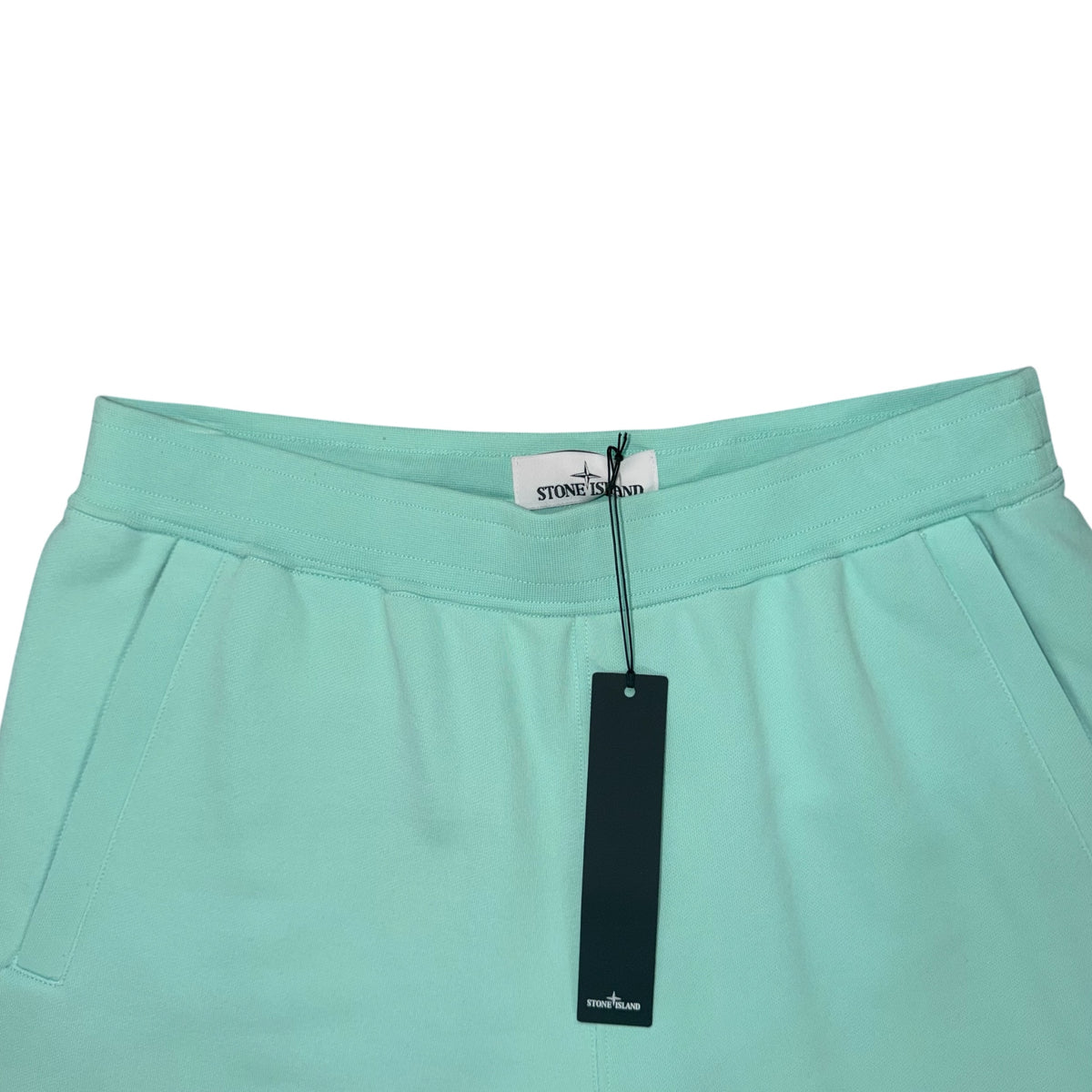 STONE ISLAND MARINA AQUA SWEATSHORTS MINT GREEN