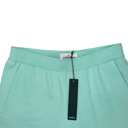 STONE ISLAND MARINA AQUA SWEATSHORTS MINT GREEN