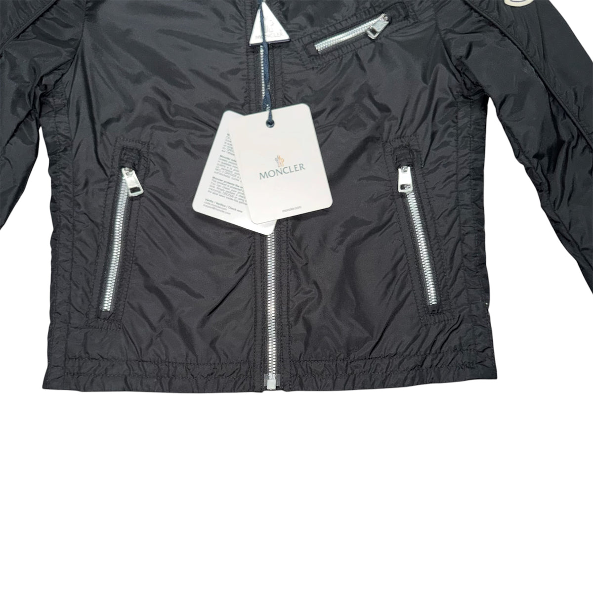 MONCLER MERCURE KIDS LIGHTWEIGHT JACKET BLACK