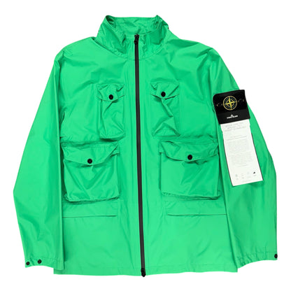 STONE ISLAND RISTOPGORETEX PACLITE PACKABLE FIELD JACKET GREEN