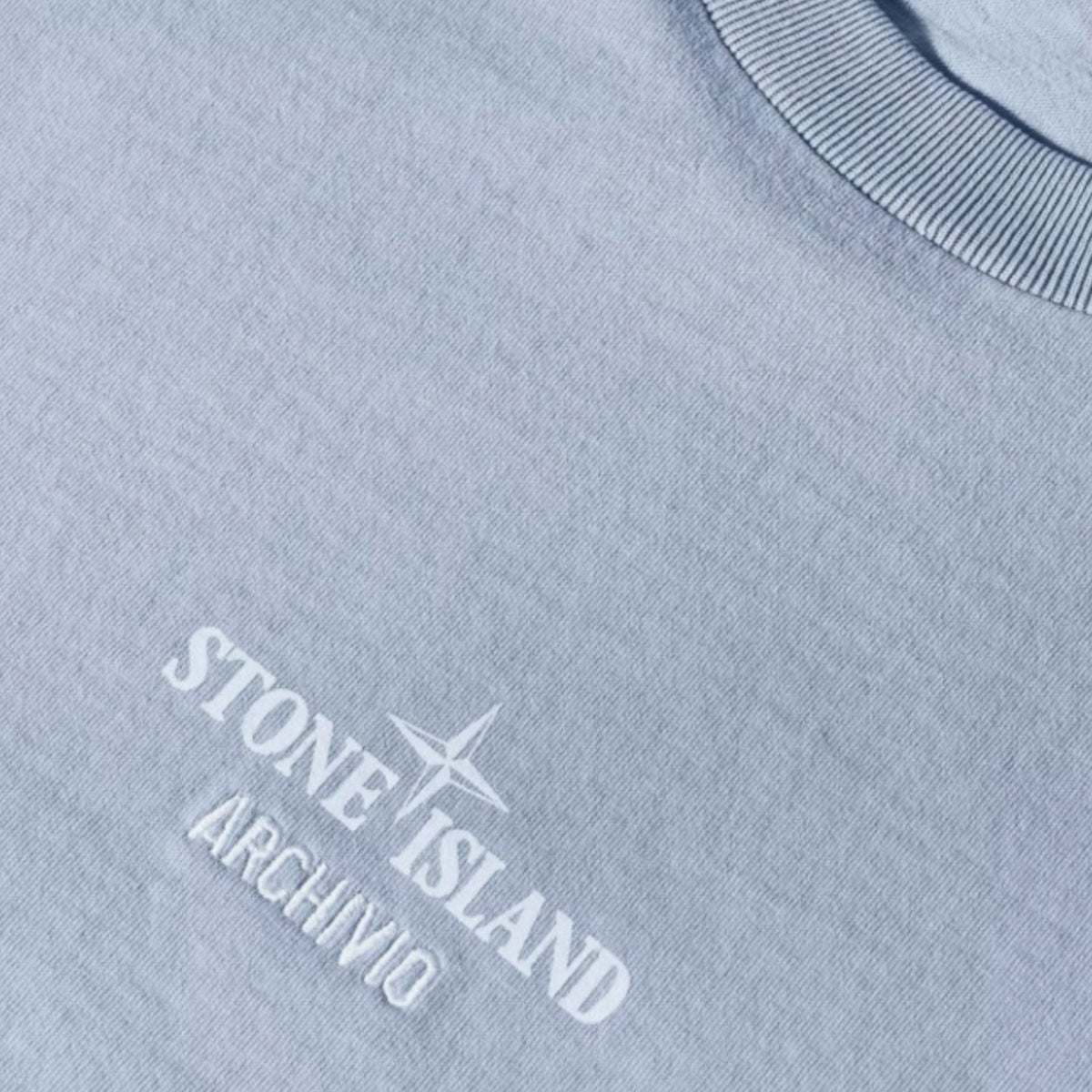 STONE ISLAND ARCHIVO BACK LOGO T-SHIRT ASH GREY