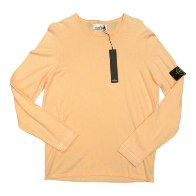 STONE ISLAND CREWNECK SWEATSHIRT ORANGE