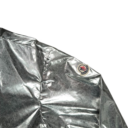 MONCLER QUINIC GIUBOTTO RAINCOAT SILVER/NAVY