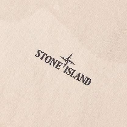 STONE ISLAND COMPASS BACK LOGO T-SHIRT BEIGE