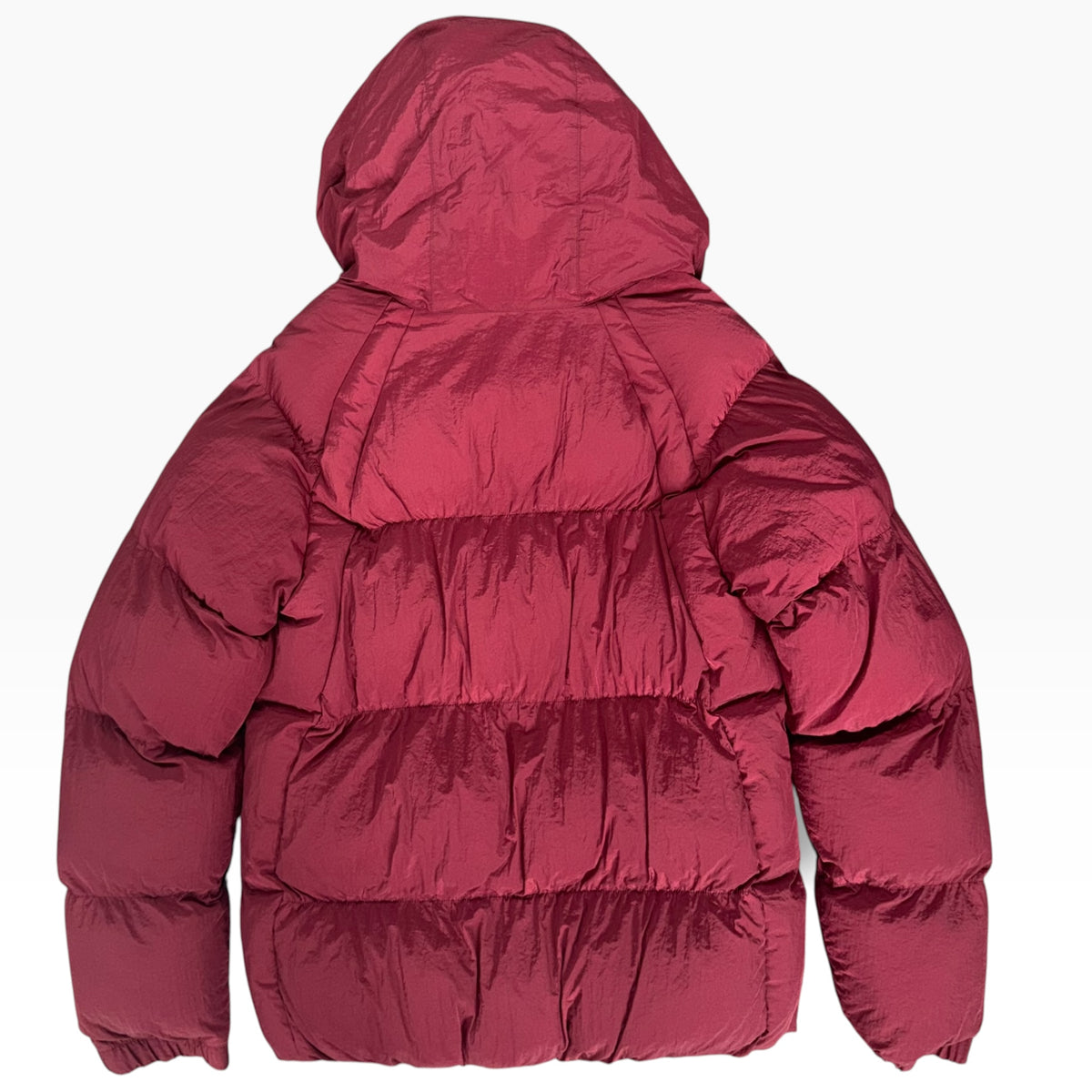 JORDAN ESSENTIAL MENS POLY PUFFER JACKET BURGANDY