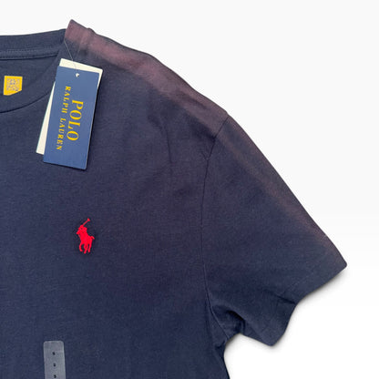 POLO RALPH LAUREN COTTON CREWNECK TEE NAVY