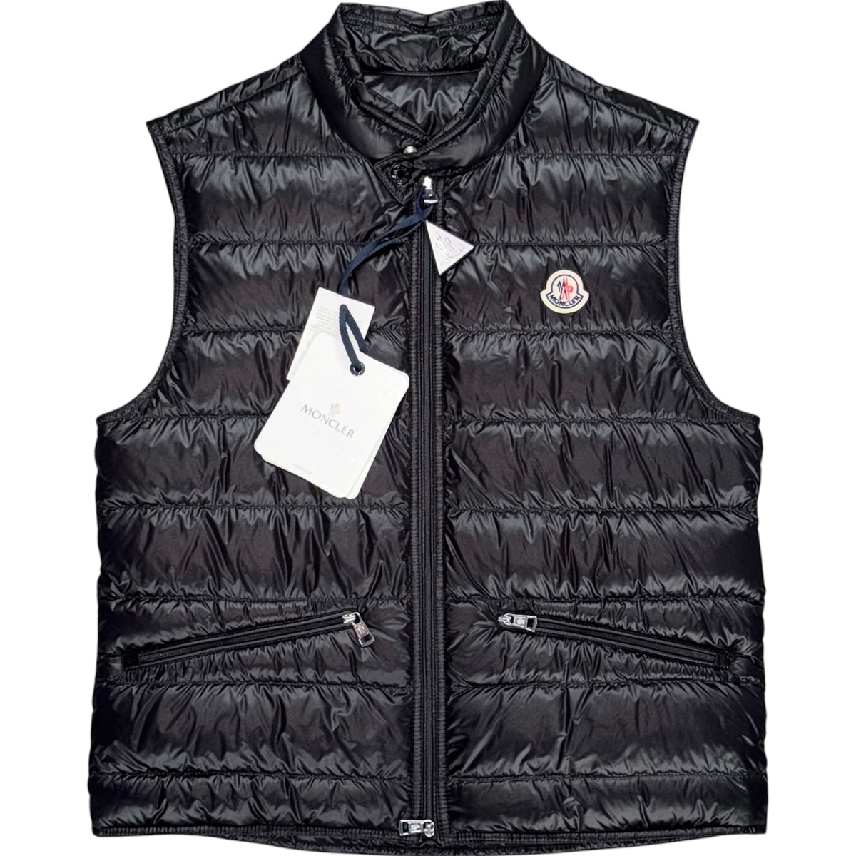 MONCLER GUI GILET BLACK