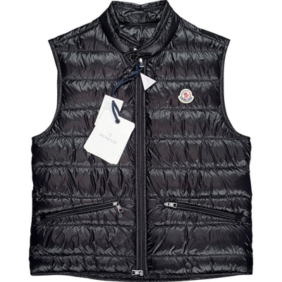 MONCLER GUI GILET BLACK