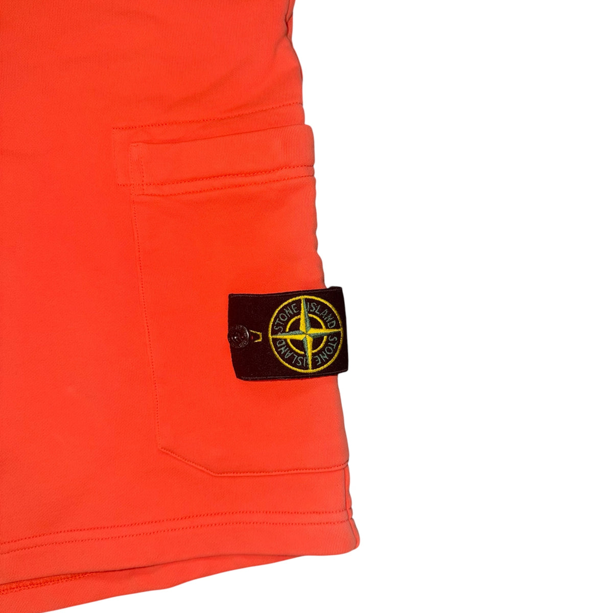 STONE ISLAND BERMUDA CARGO SHORTS ORANGE
