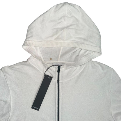 STONE ISLAND FULL ZIP REVERSE WEAVE HOODIE