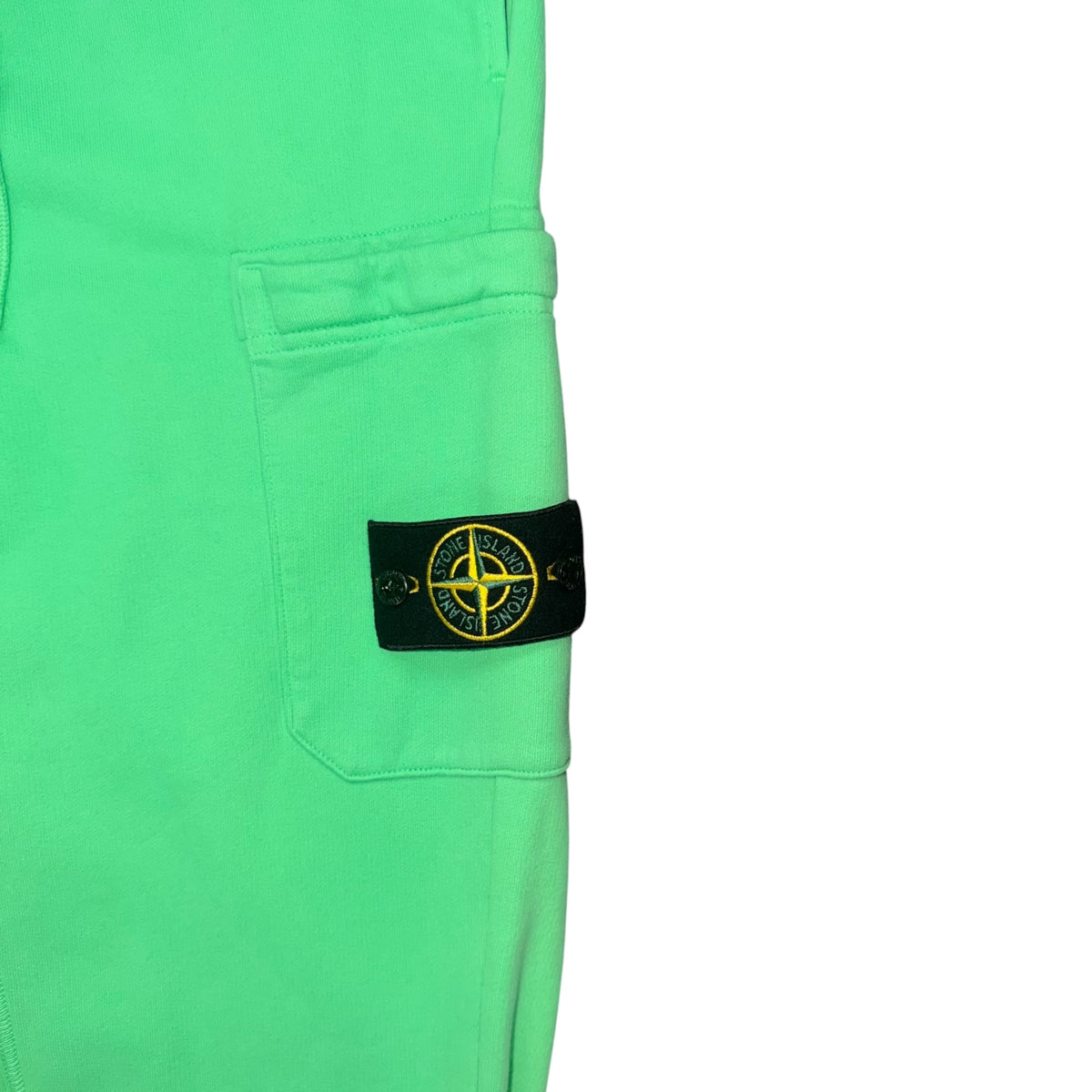 STONE ISLAND COTTON CARGO JOGGERS GREEN