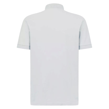 STONE ISLAND PATCH LOGO POLO SHIRT SKY BLUE