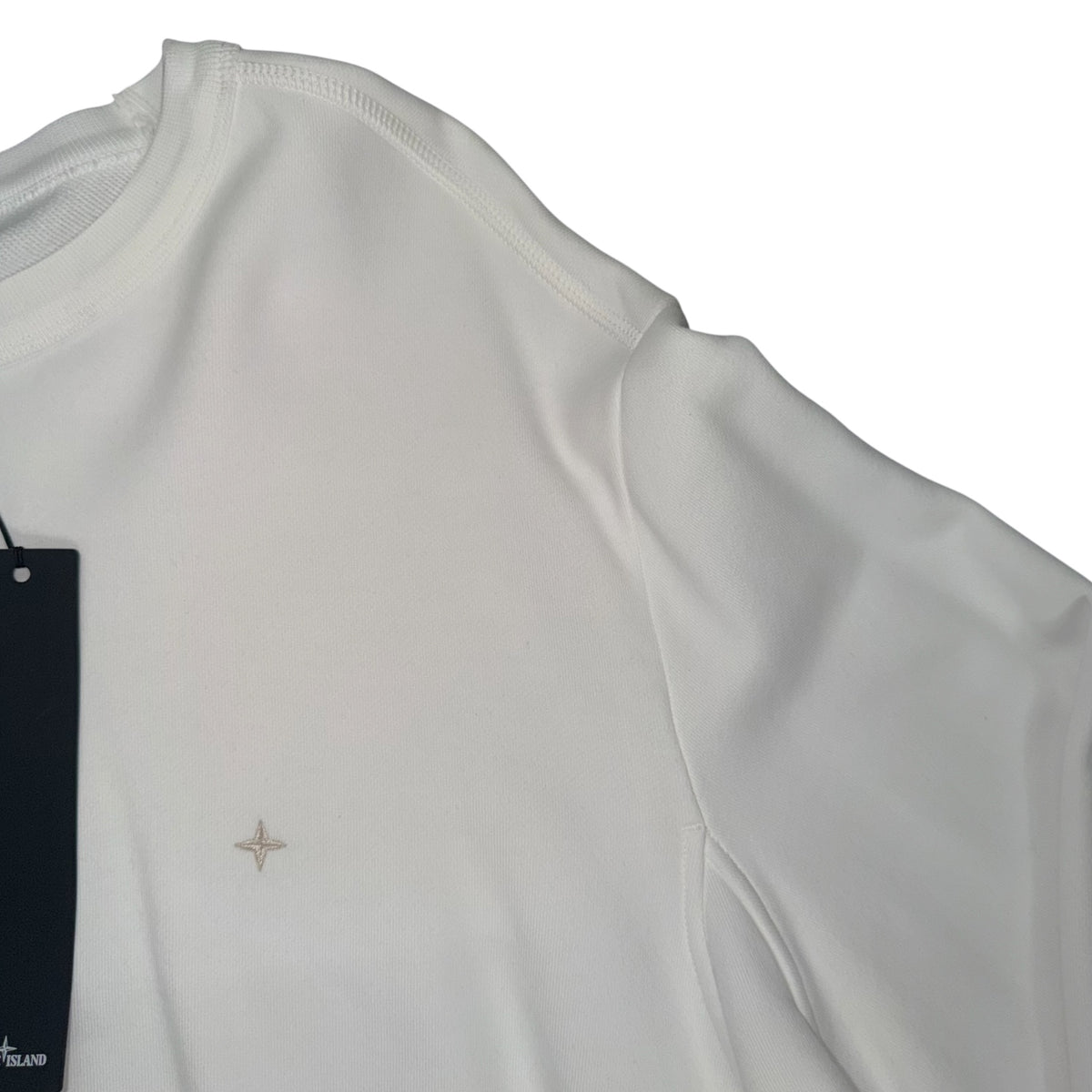 STONE ISLAND STELLINA SWEATSHIRT WHITE