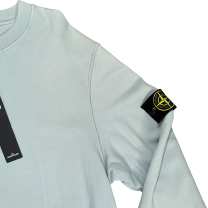 STONE ISLAND ORGANIC COTTON FLEECE TRACKSUIT SAGE GREEN