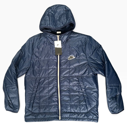 NIKE SPORTSWEAR SYTHENTIC-FILL FLEECE LINED JACKET NAVY