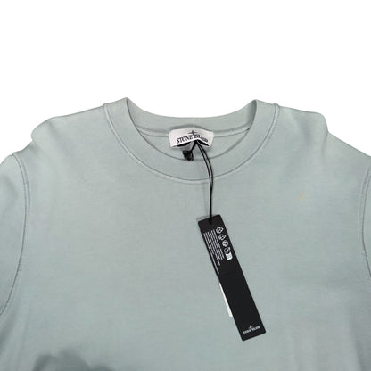 STONE ISLAND ORGANIC COTTON FLEECE TRACKSUIT SAGE GREEN