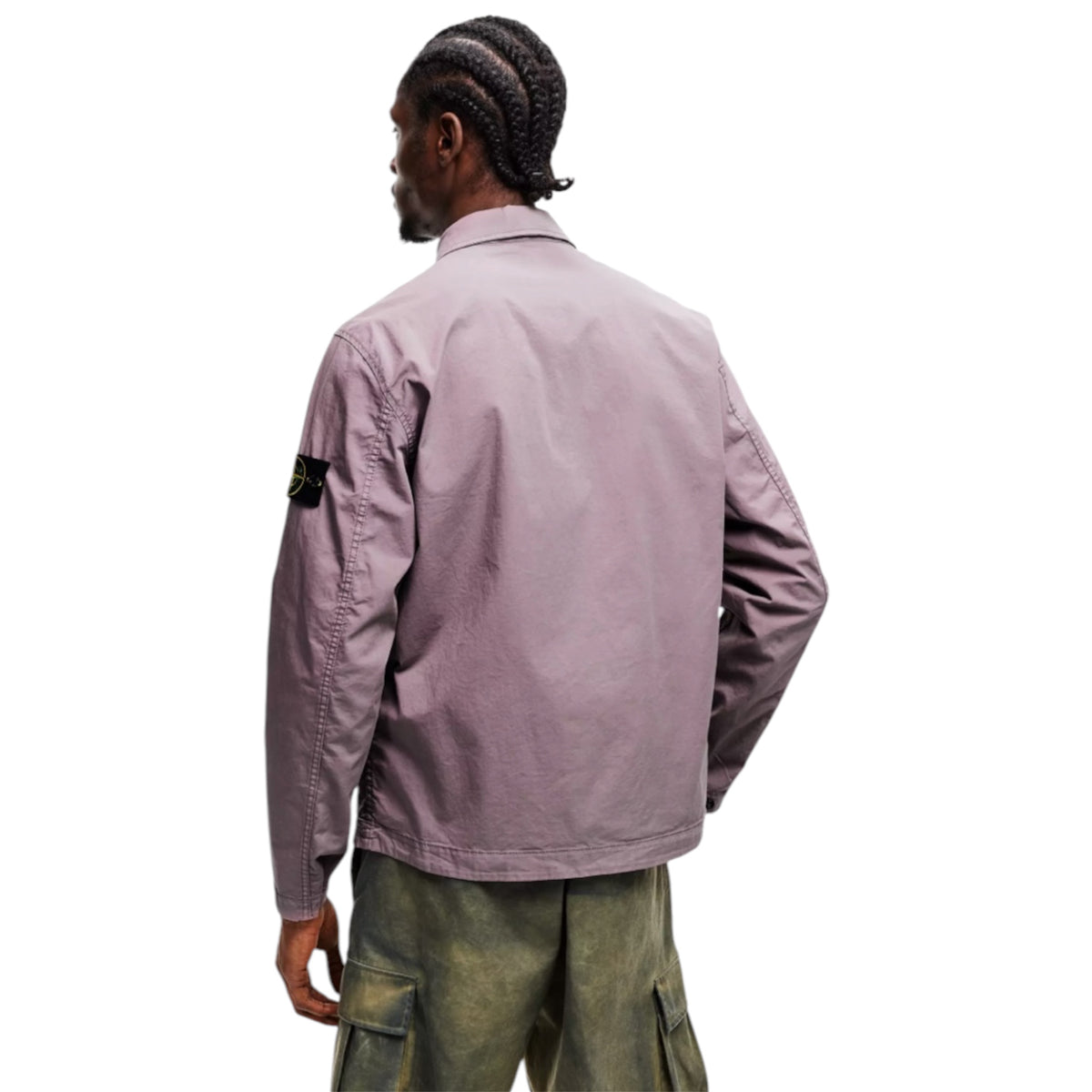 STONE ISLAND GD OVERSHIRT PURPLE